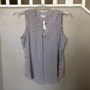 NWT Van Heusen, striped top, size M